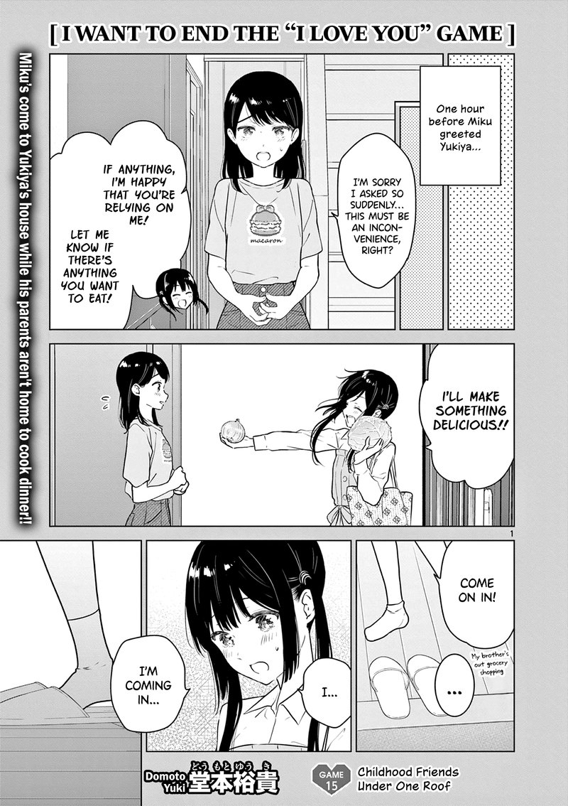 Aishiteru Game Wo Owarasetai 15 1