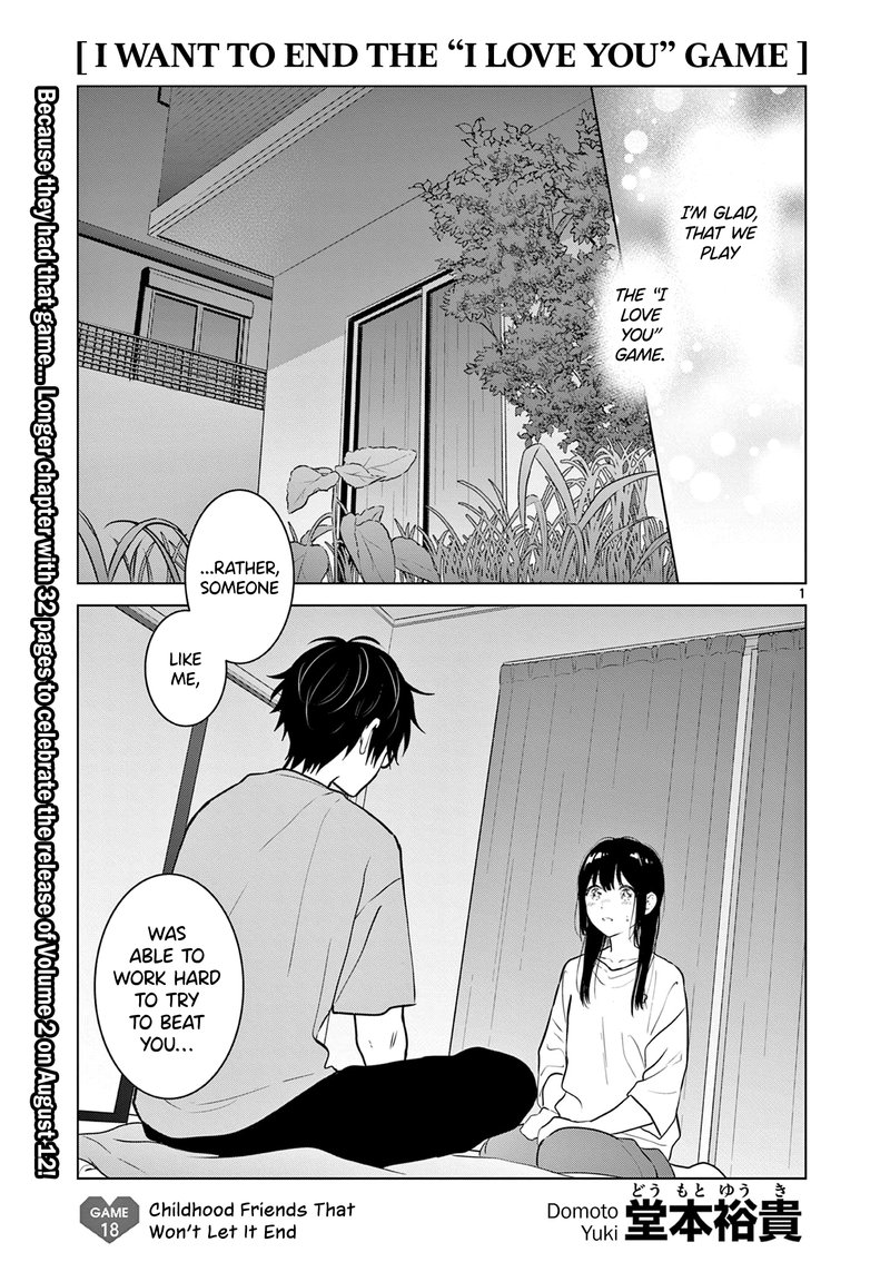 Aishiteru Game Wo Owarasetai 18 1