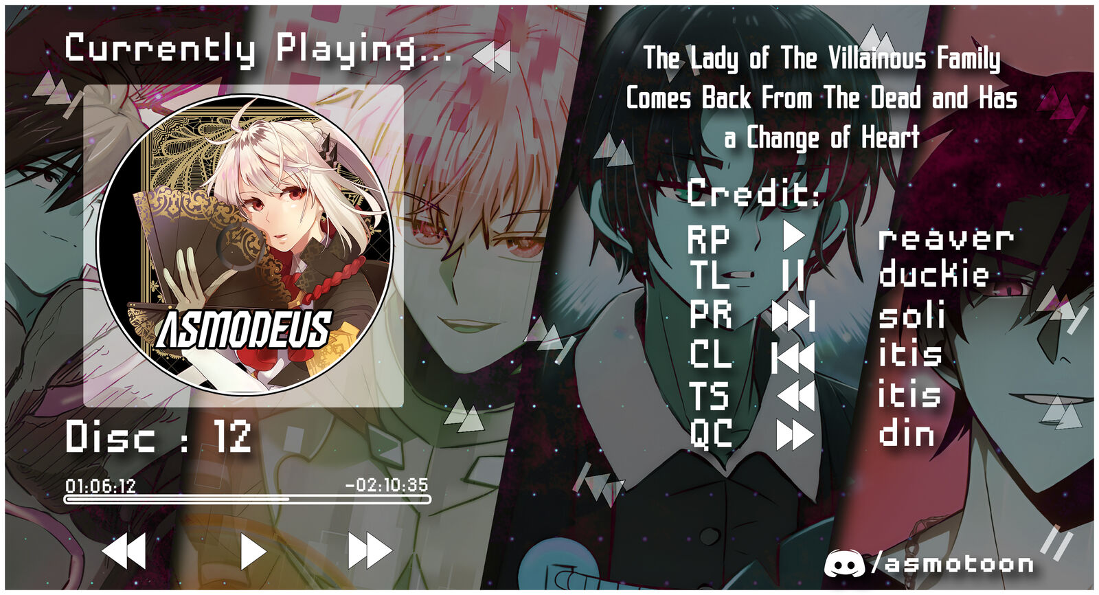 Akuyaku Ikka No Okugata Shi Ni Modori Shite Kokoro Wo Irekaeru 12 1