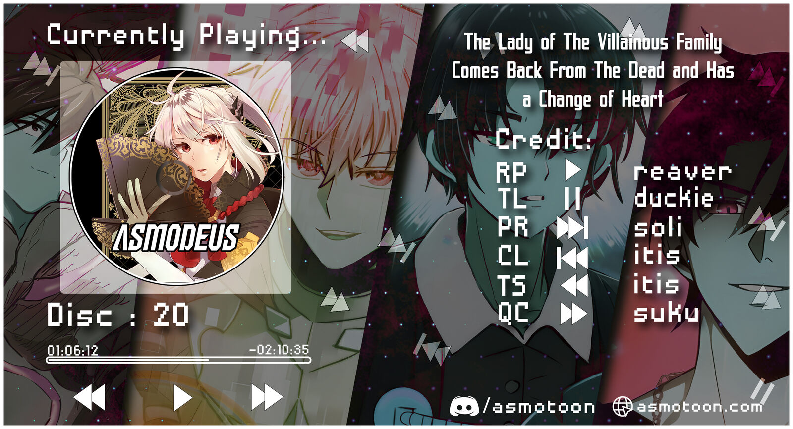 Akuyaku Ikka No Okugata Shi Ni Modori Shite Kokoro Wo Irekaeru 20 1