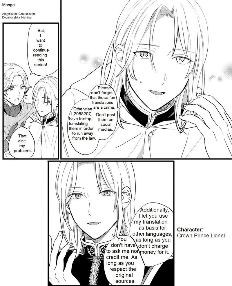 Akuyaku No Goreisoku No Dounika Shitai Nichijou 17 1