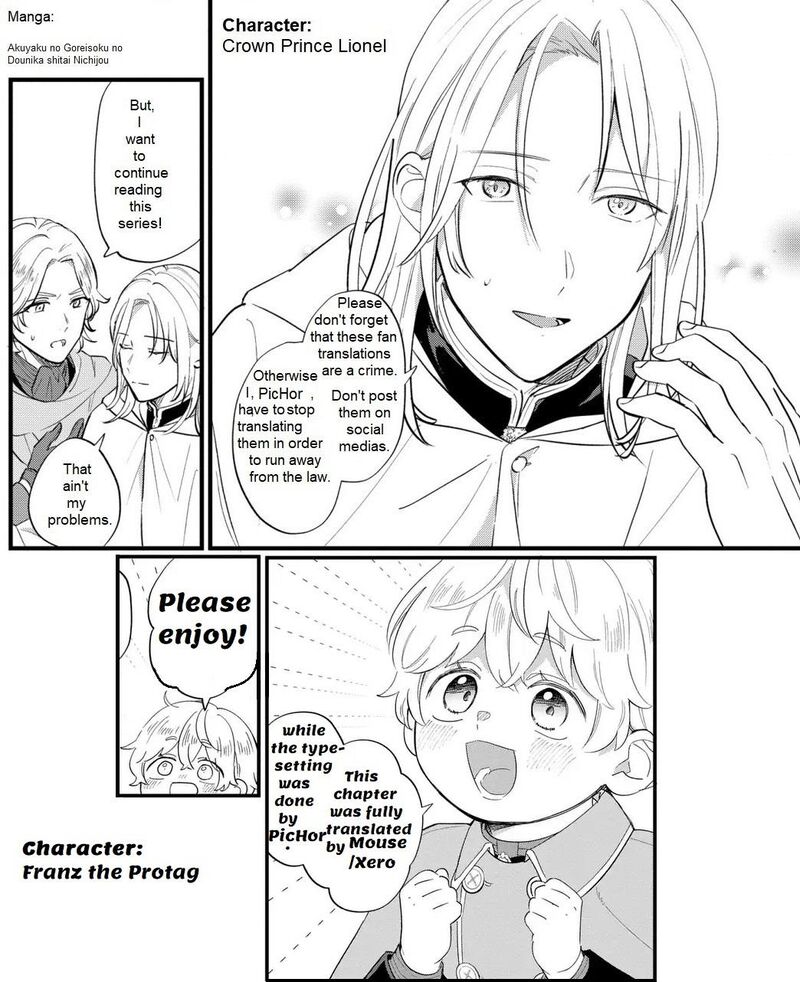 Akuyaku No Goreisoku No Dounika Shitai Nichijou 39 1