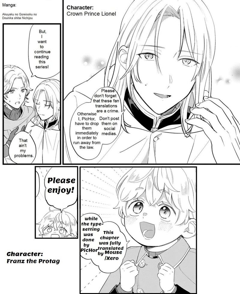 Akuyaku No Goreisoku No Dounika Shitai Nichijou 43 1