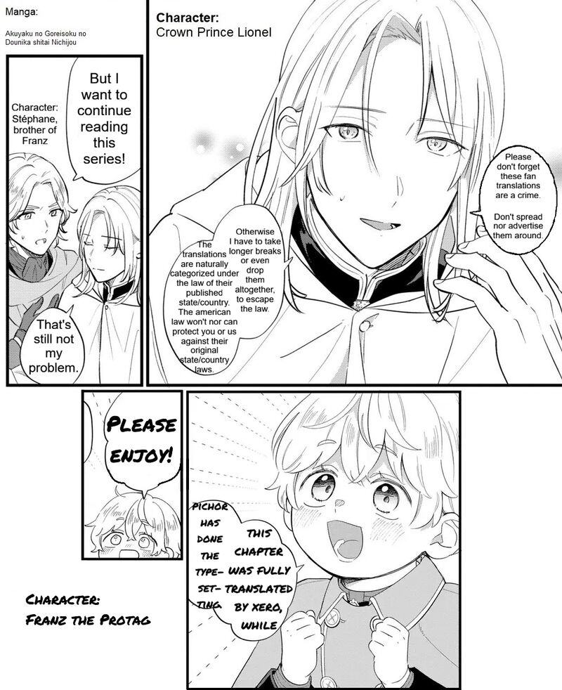 Akuyaku No Goreisoku No Dounika Shitai Nichijou 49 1