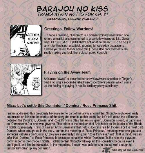 Barajou No Kiss 21 41