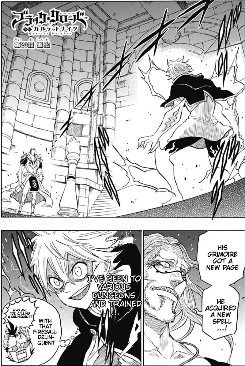 Black Clover Gaiden Quartet Knights 20 1