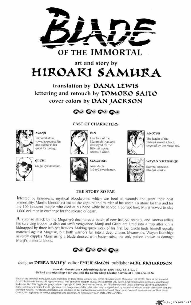 Blade Of The Immortal 102 2