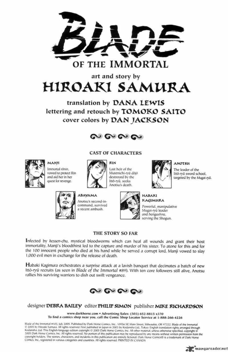 Blade Of The Immortal 103 2