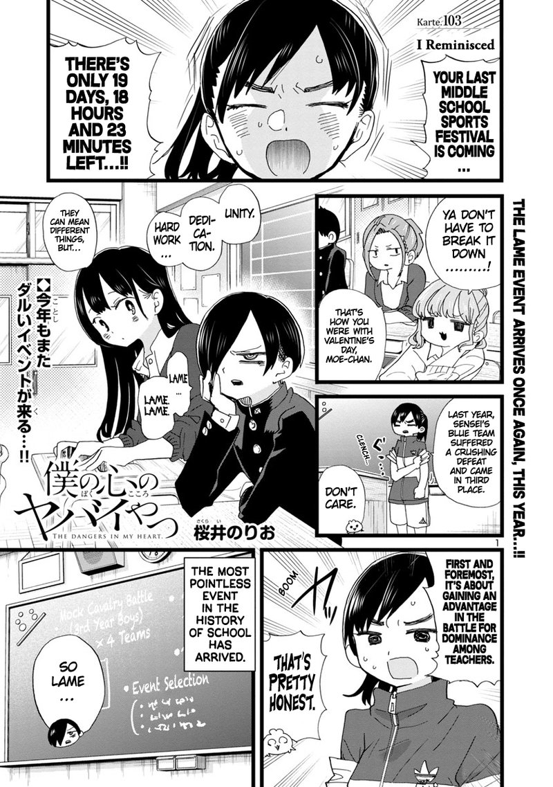 Boku No Kokoro No Yabai Yatsu 103 2