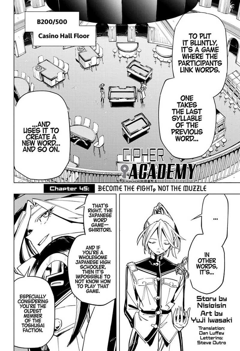 Cipher Academy 45 2