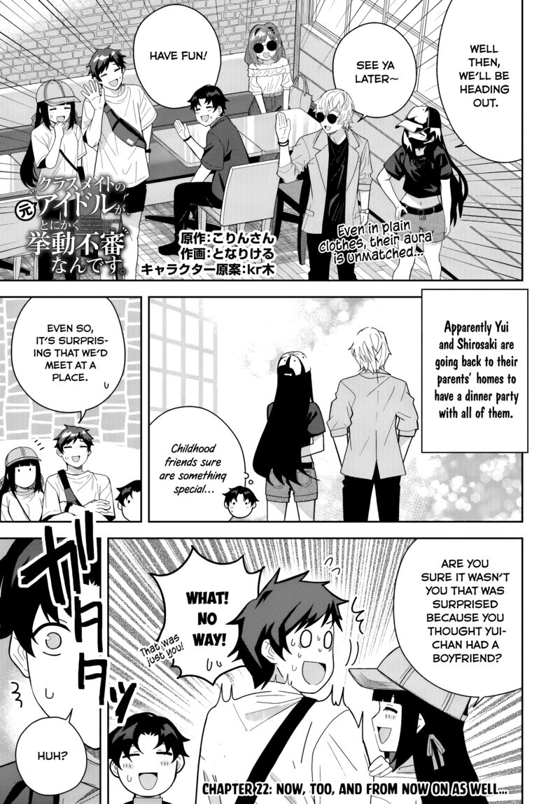 Classmate No Moto Idol Ga Tonikaku Kyodou Fushin Nan Desu 22 1