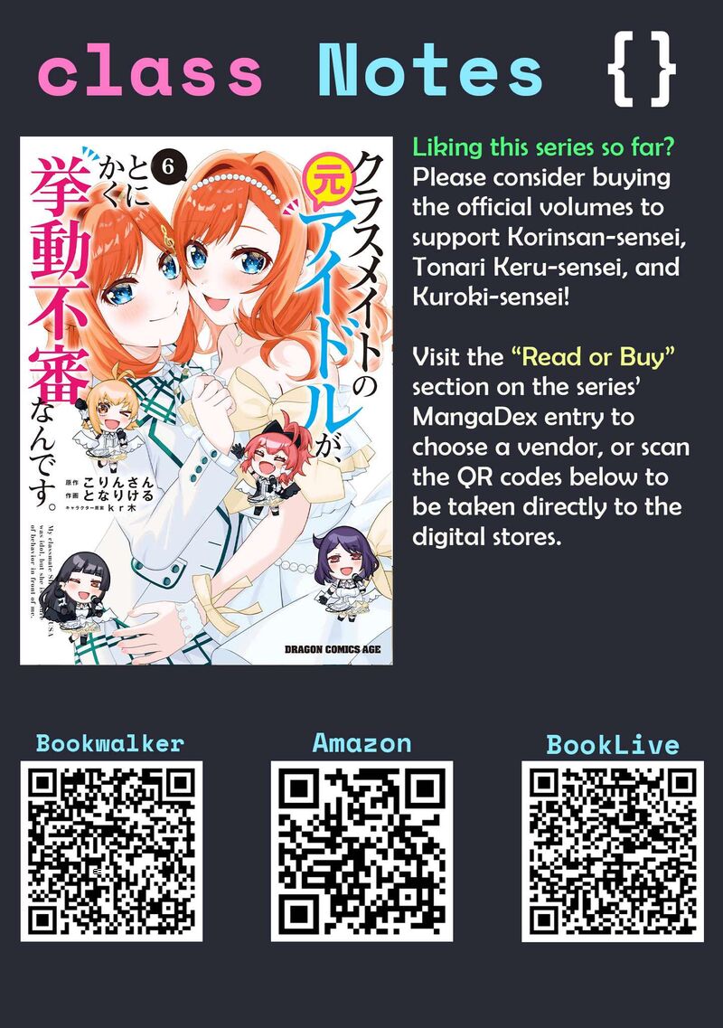 Classmate No Moto Idol Ga Tonikaku Kyodou Fushin Nan Desu 32e 7