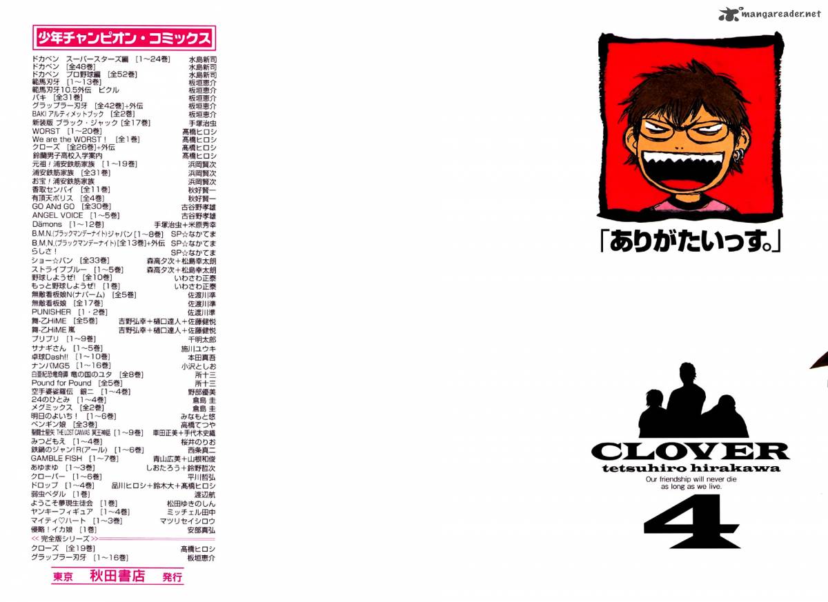 Clover Tetsuhiro Hirakawa 26 3