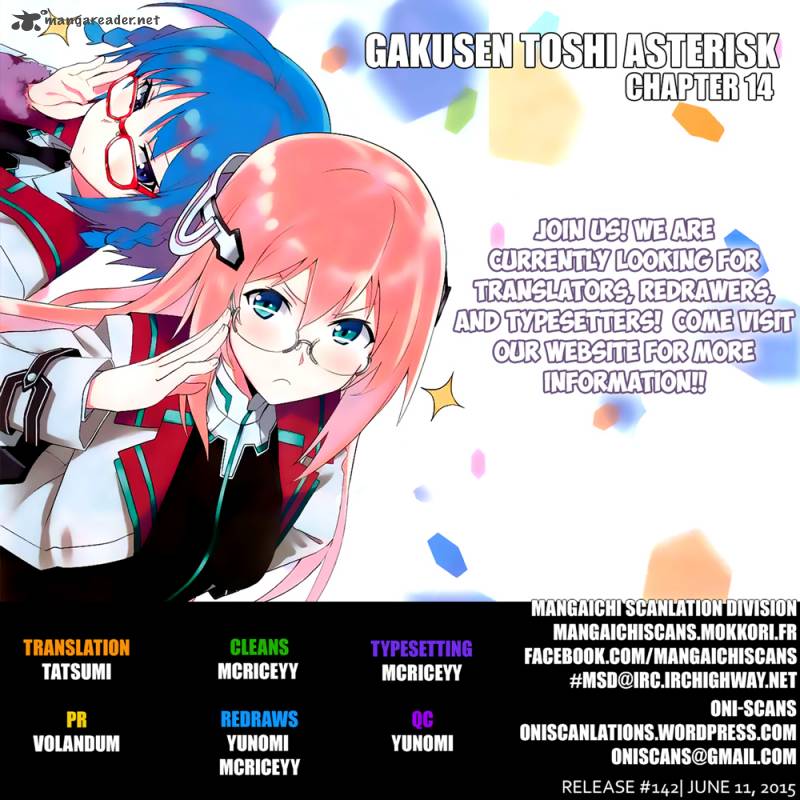 Gakusen Toshi Asterisk 14 1