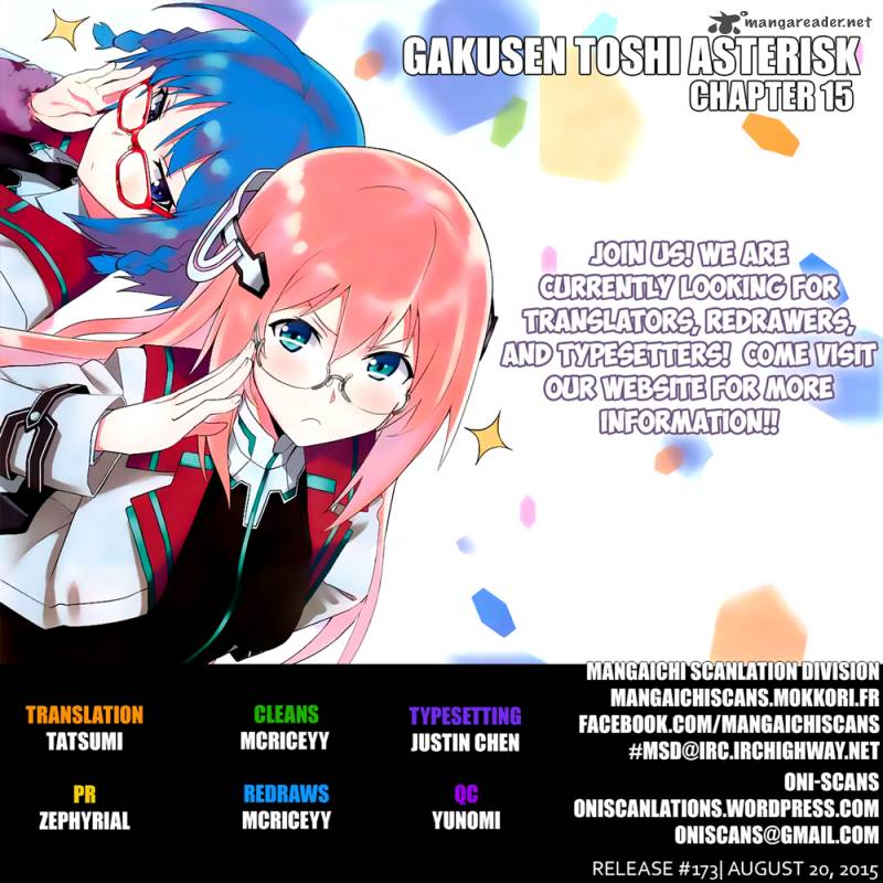 Gakusen Toshi Asterisk 15 1