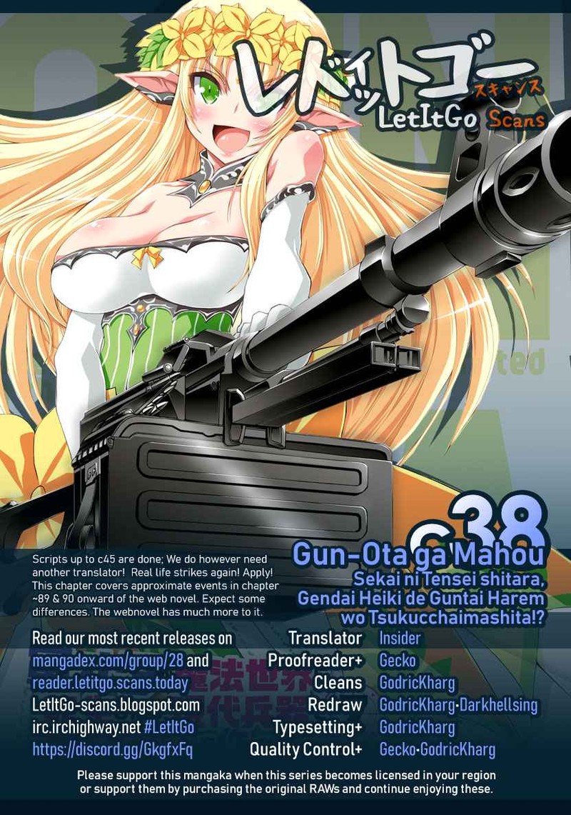 Gunota Ga Mahou Sekai Ni Tensei Shitara Gendai Heiki De Guntai Harem O Tsukucchaimashita 38 1