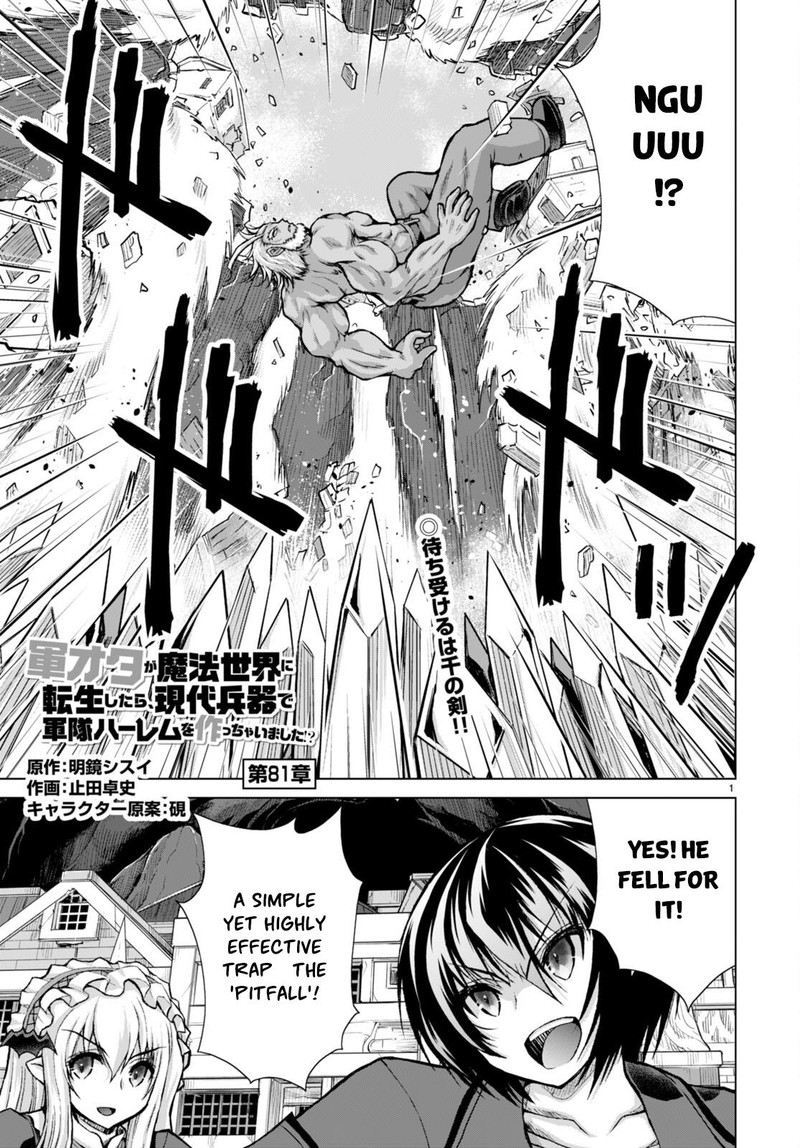 Gunota Ga Mahou Sekai Ni Tensei Shitara Gendai Heiki De Guntai Harem O Tsukucchaimashita 81 1