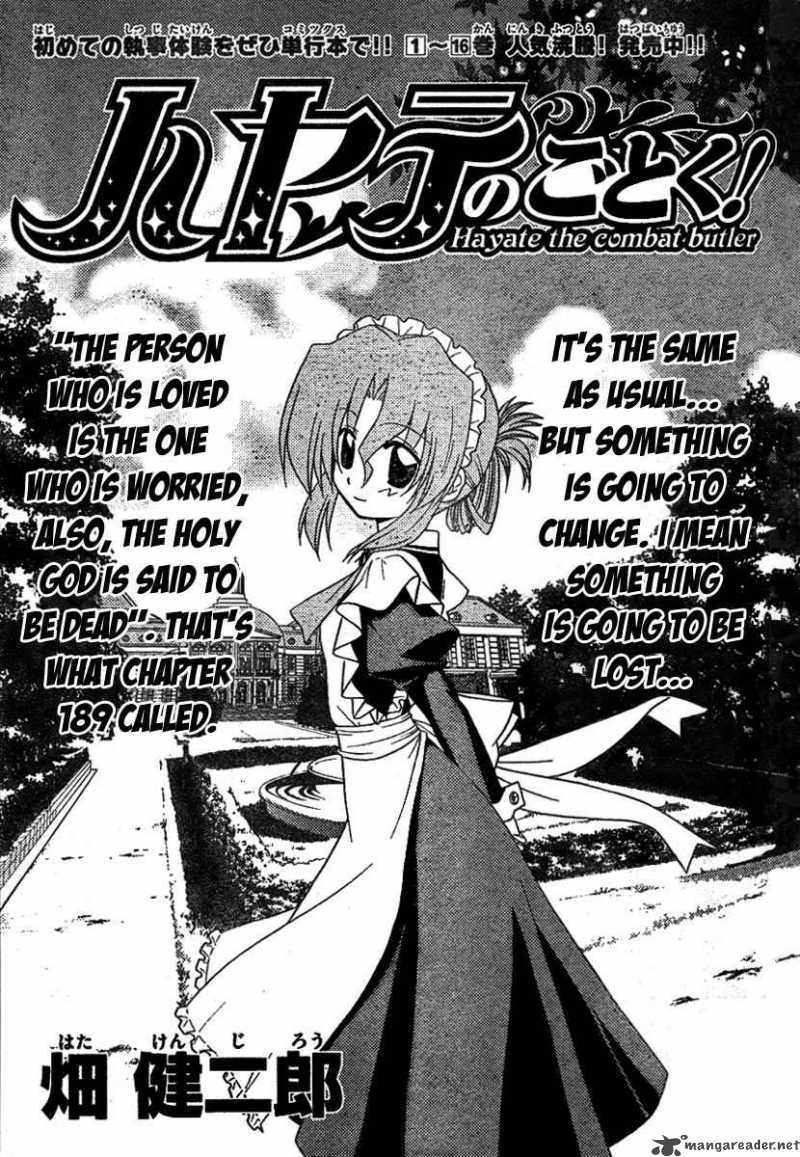 Hayate The Combat Butler 189 1