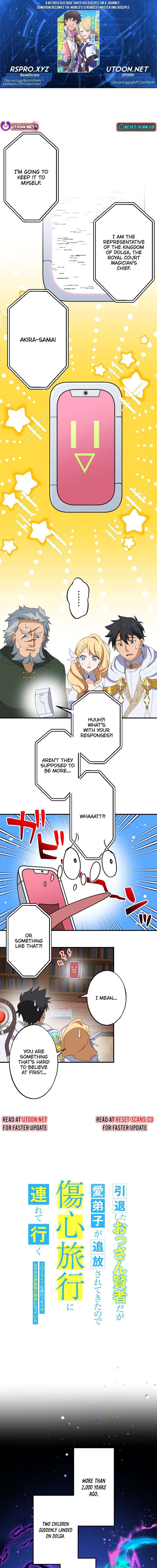 Intaishita Ossan Kenjada Ga Manadeshi Ga Tsuihou Sarete Kita No De Shoushin Ryokou Ni Tsureteiku Surouraifu Na Tabi No Tsumori Ga Nazeka Sekai Saikyou No Shitei Ni Natte Ita 33 1