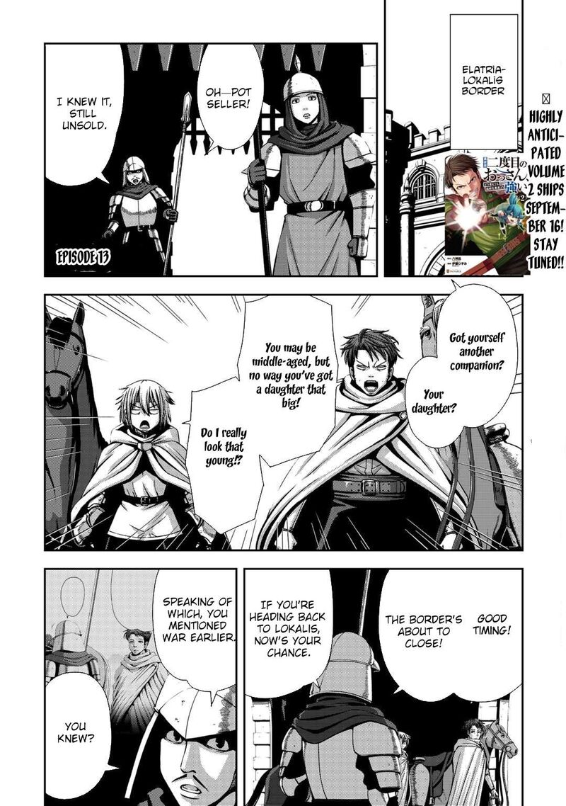 Isekai Nidome No Ossan Dou Kangaete Mo Koukousei Yuusha Yori Tsuyoi 13 1