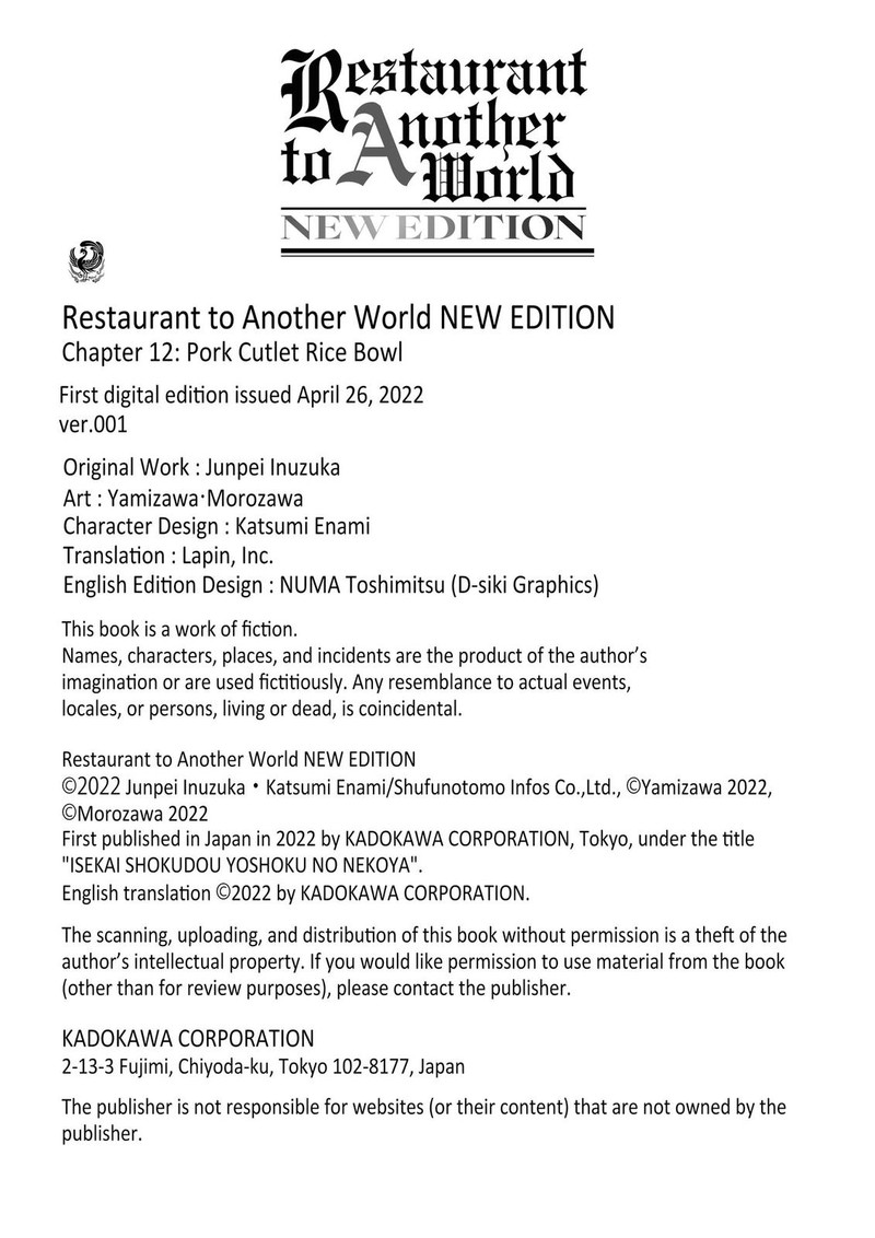 Isekai Shokudou Youshoku No Nekoya 12 36