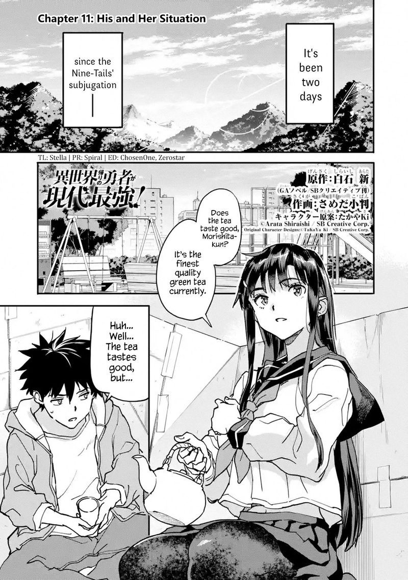 Isekaigaeri No Yuusha Ga Gendai Saikyou 11 1