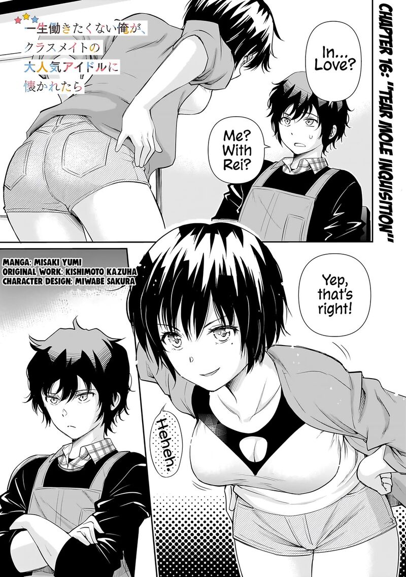 Isshou Hatarakitakunai Ore Ga Classmate No Daininki Idol Ni Natsukaretara 16 2