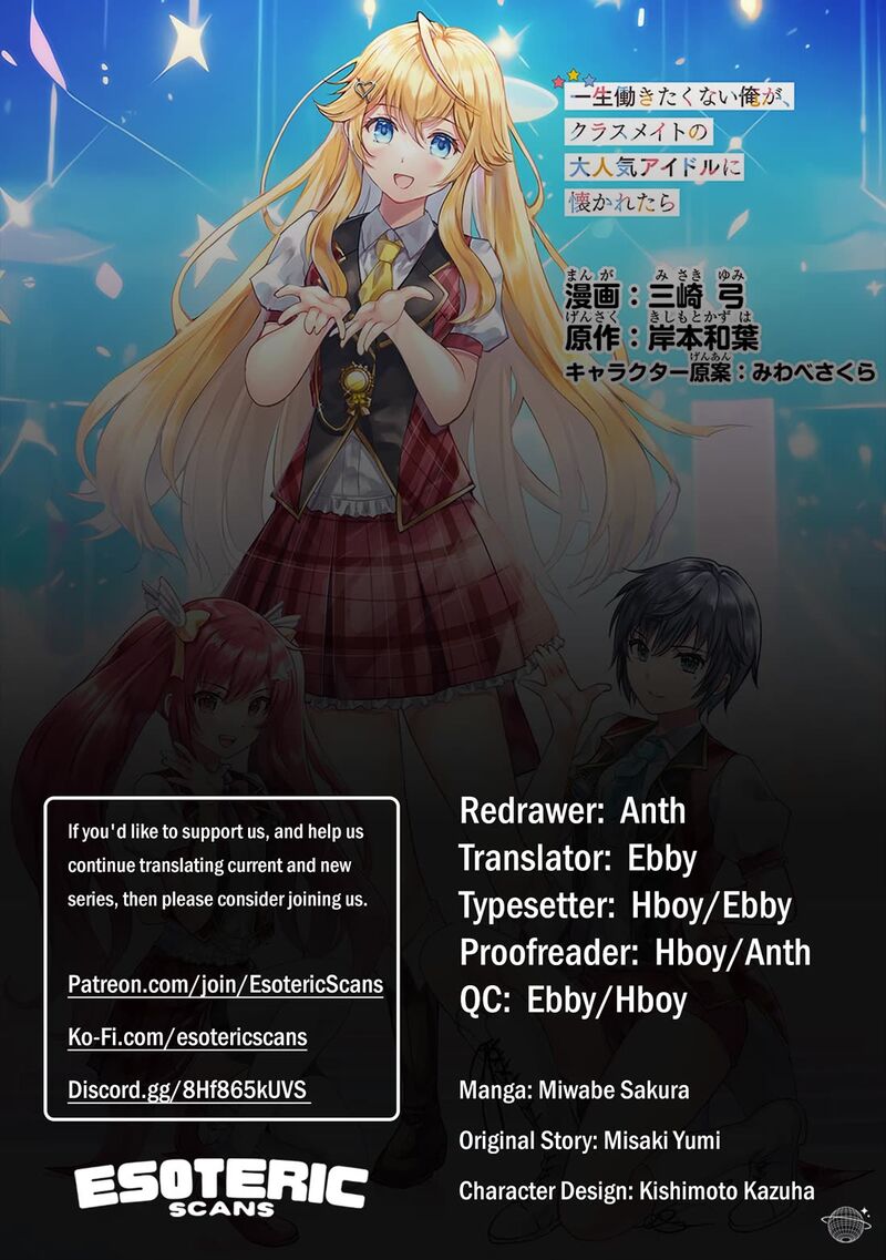 Isshou Hatarakitakunai Ore Ga Classmate No Daininki Idol Ni Natsukaretara 8 1