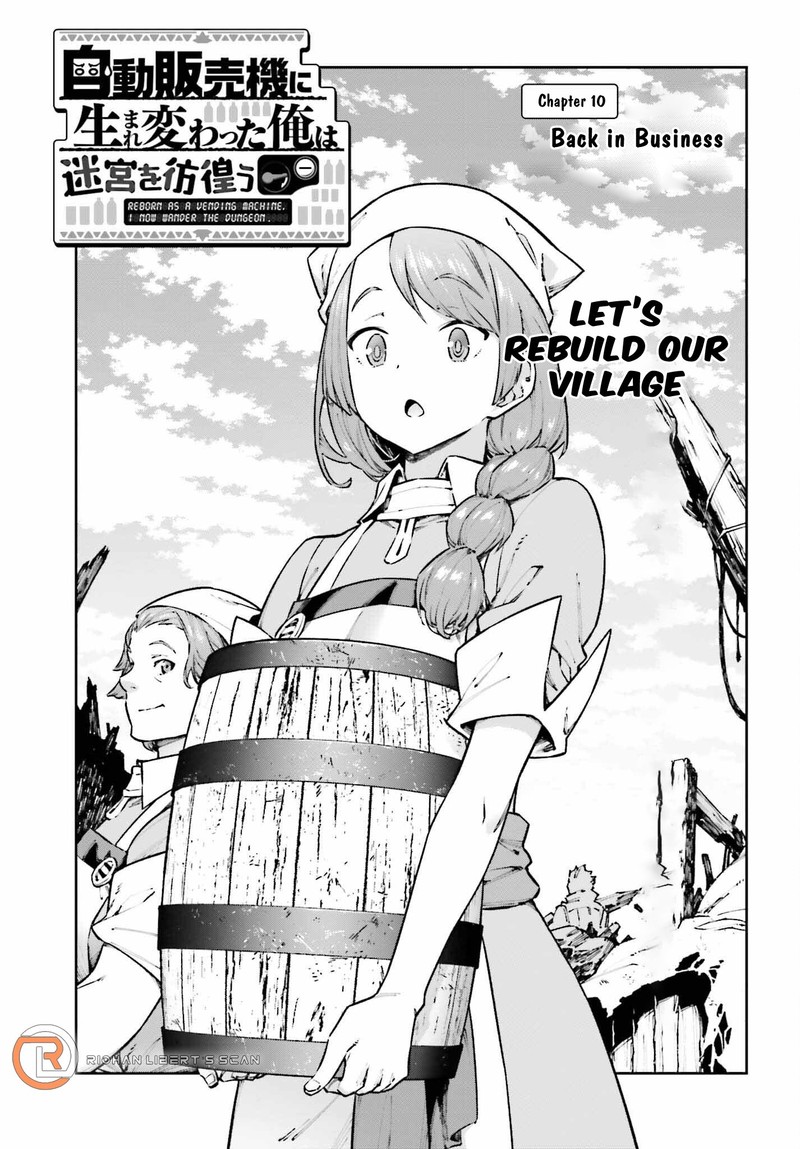 Jidou Hanbaiki Ni Umarekawatta Ore Wa Meikyuu Wo Samayou 10 1
