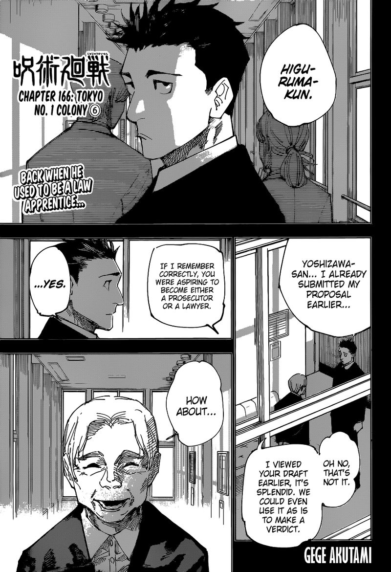 Jujutsu Kaisen 166 1