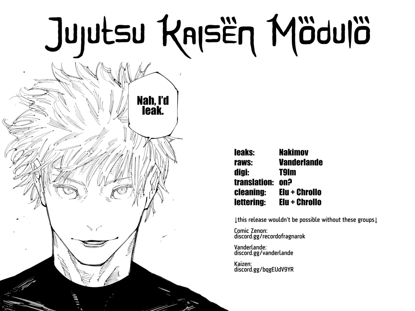 Jujutsu Kaisen Modulo 16 1