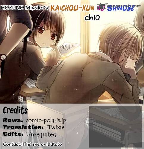 Kaichou Kun No Shimobe 10 1