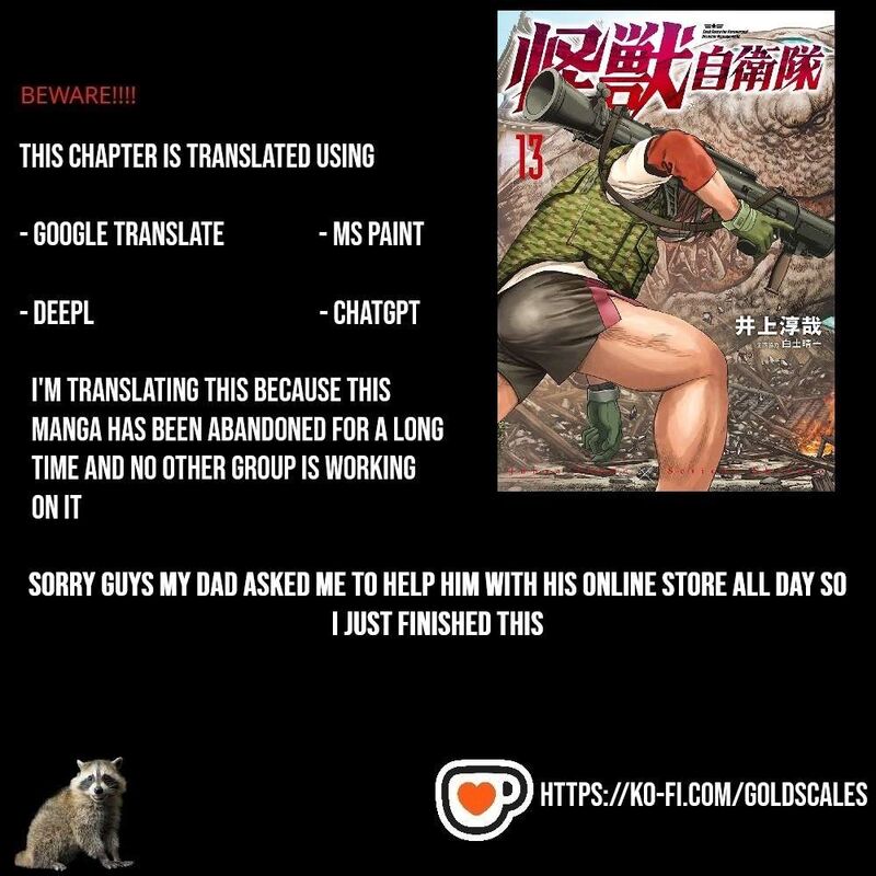 Kaijuu Jieitai Task Force For Paranormal Disaster Management 38 1