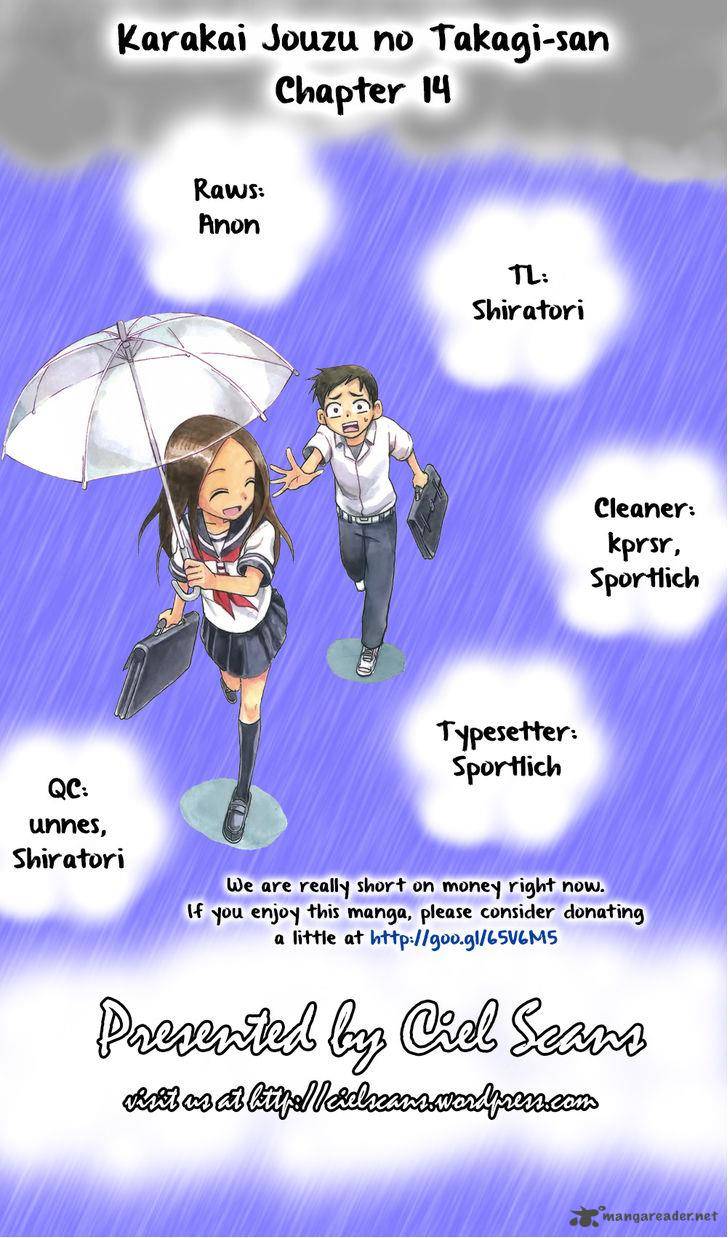 Karakai Jouzu No Takagi San 14 1
