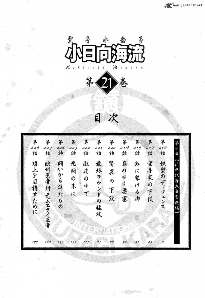 Karate Shoukoushi Kohinata Minoru 216 8