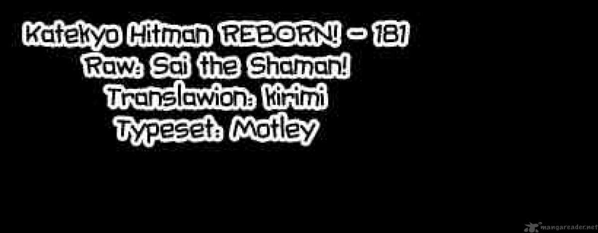 Katekyo Hitman Reborn 181 18