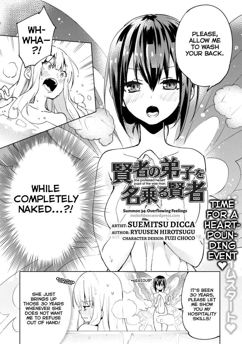 Kenja No Deshi Wo Nanoru Kenja 34 1