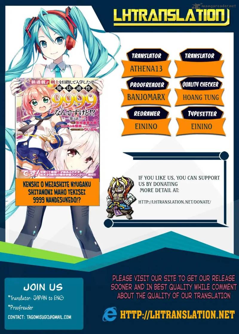 Kenshi O Mezashite Nyugaku Shitanoni Maho Tekisei 9999 Nandesukedo 12 1