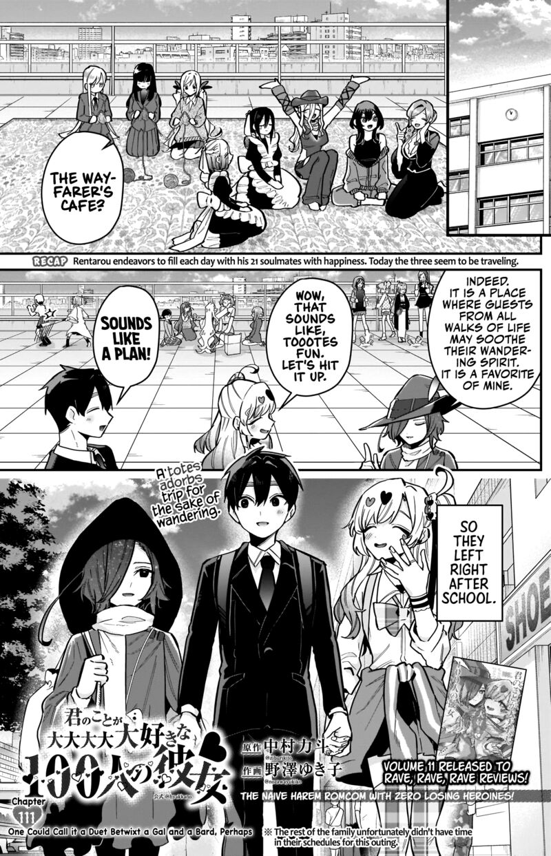 Kimi No Koto Ga Daidaidaidaidai Suki Na 100 Nin No Kanojo 111 1