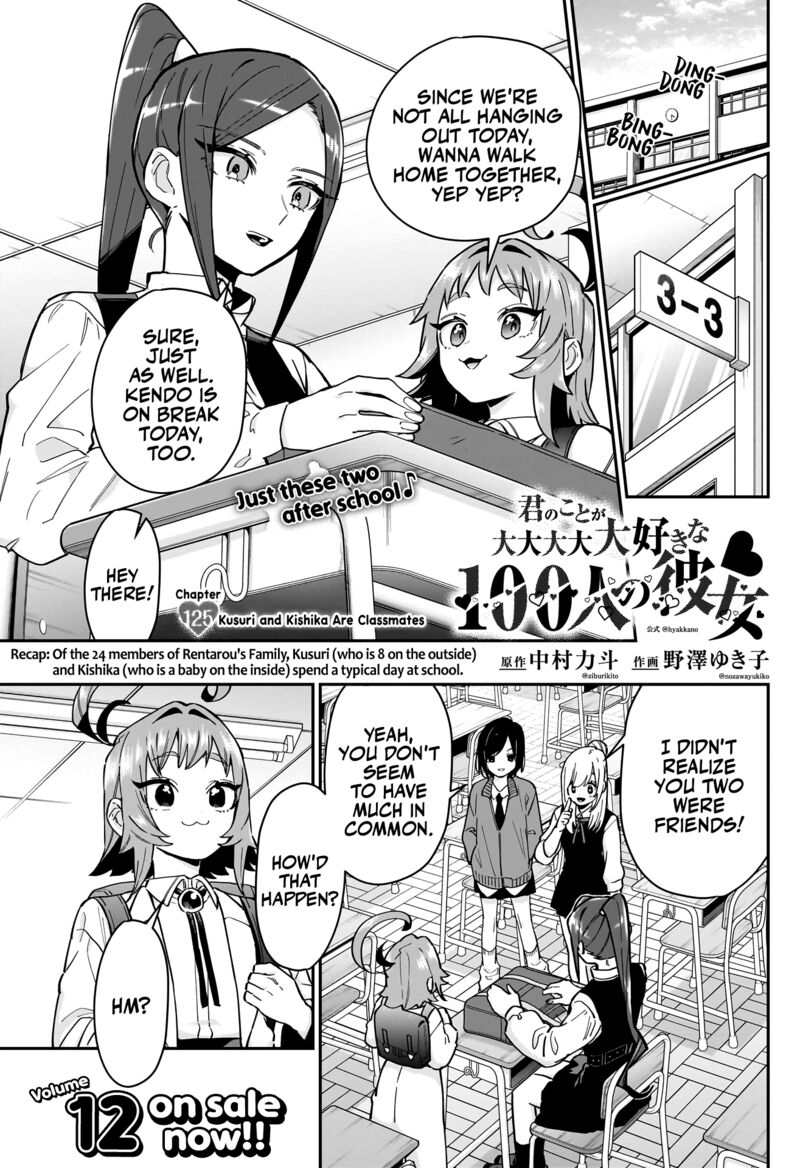 Kimi No Koto Ga Daidaidaidaidai Suki Na 100 Nin No Kanojo 125 1