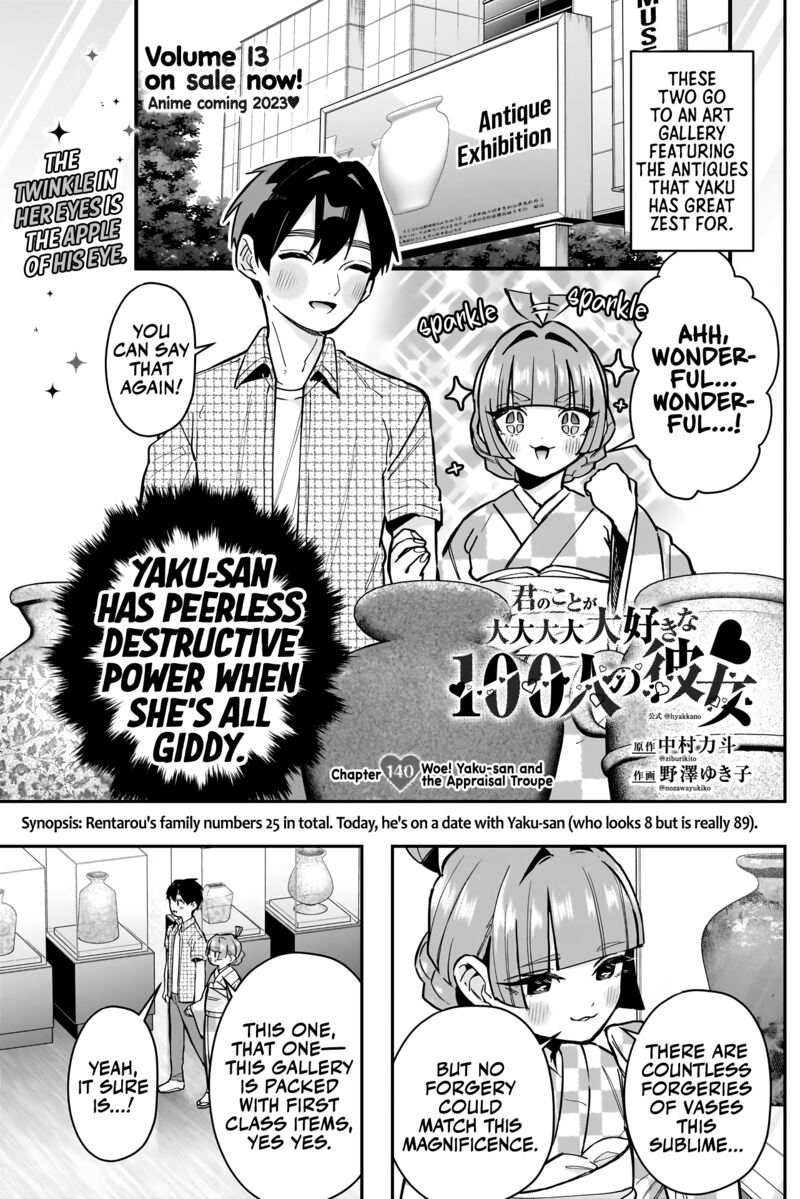 Kimi No Koto Ga Daidaidaidaidai Suki Na 100 Nin No Kanojo 140 1