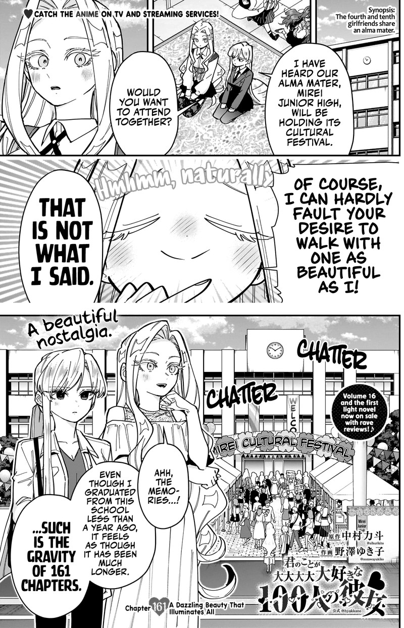 Kimi No Koto Ga Daidaidaidaidai Suki Na 100 Nin No Kanojo 161 1