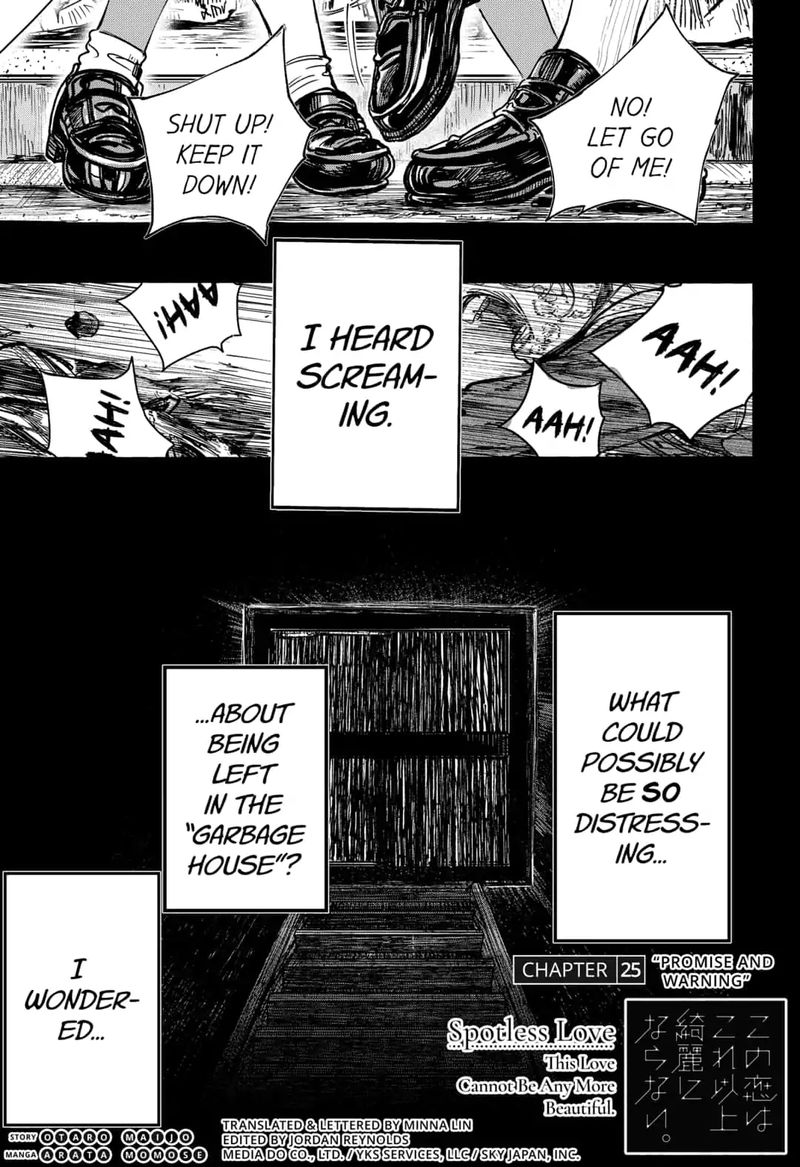 Kono Koi Wa Kore Ijou Kirei Ni Naranai 25 1