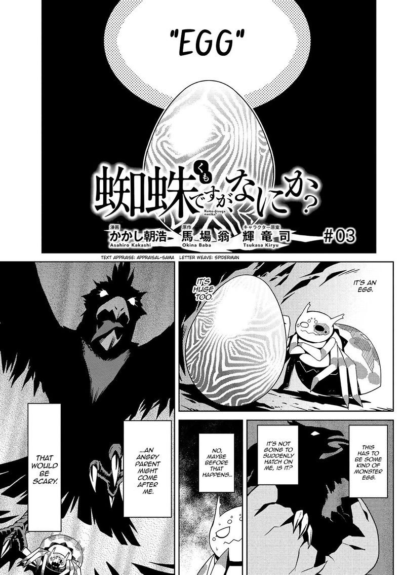 Kumo Desu Ga Nani Ka 3 1