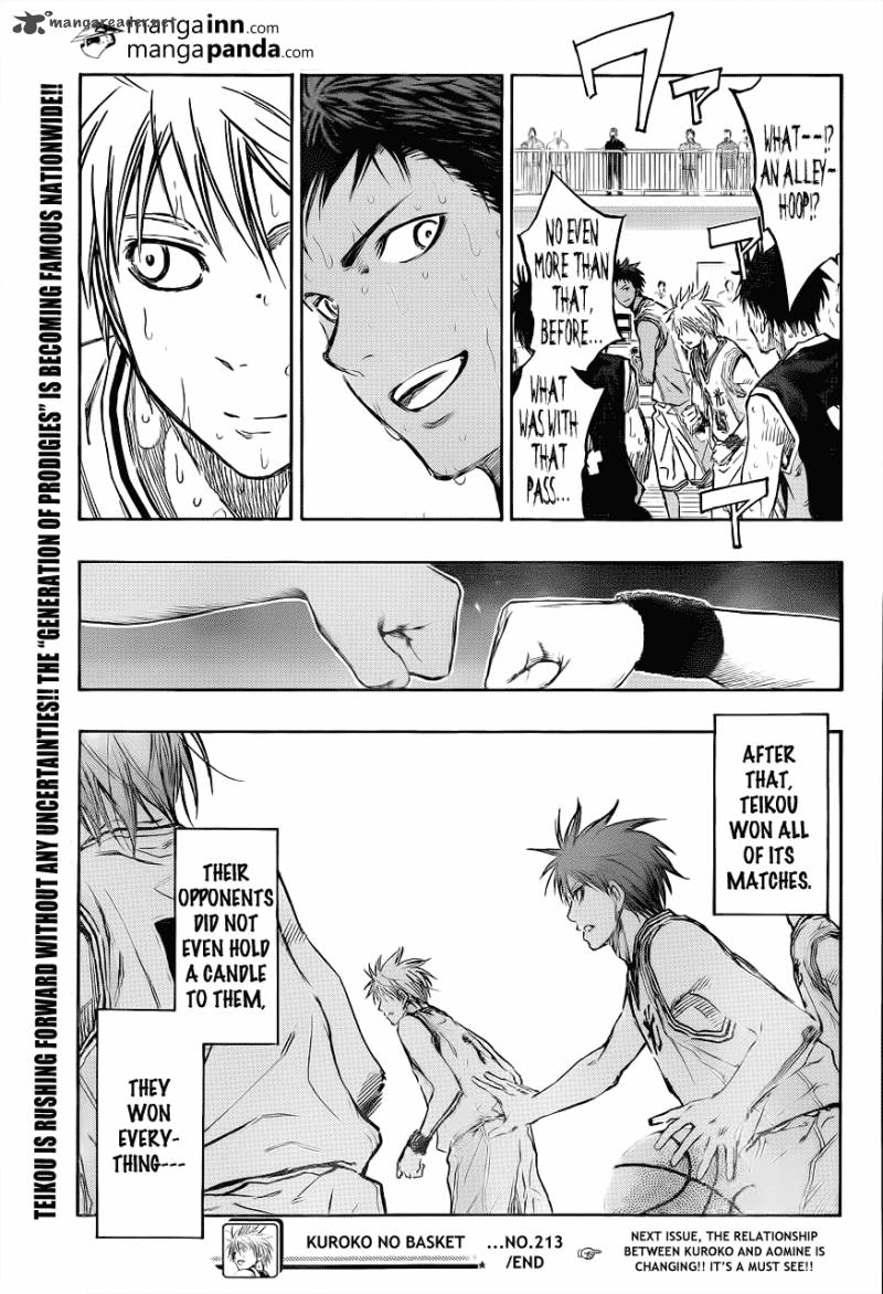 Kuroko No Basket 213 18