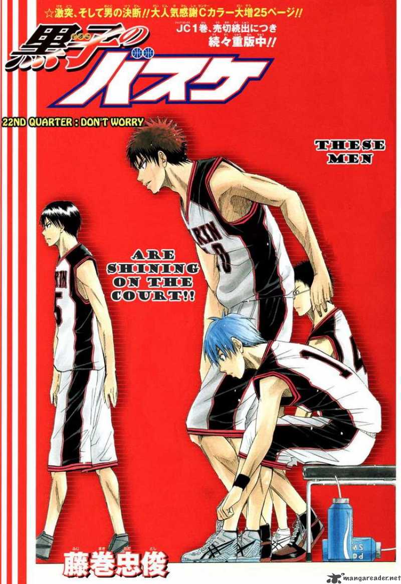 Kuroko No Basket 22 1