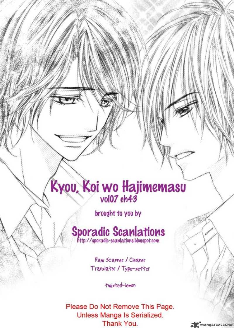 Kyou Koi Wo Hajimemasu 43 26