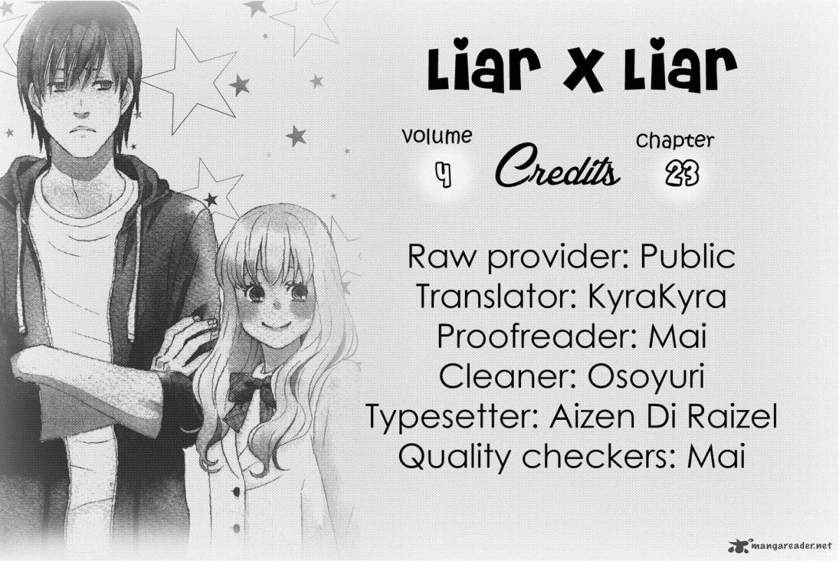 Liar X Liar 23 25