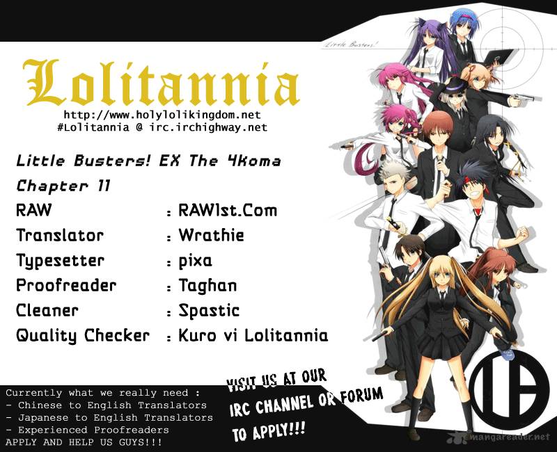 Little Busters Ex The 4 Koma 11 1