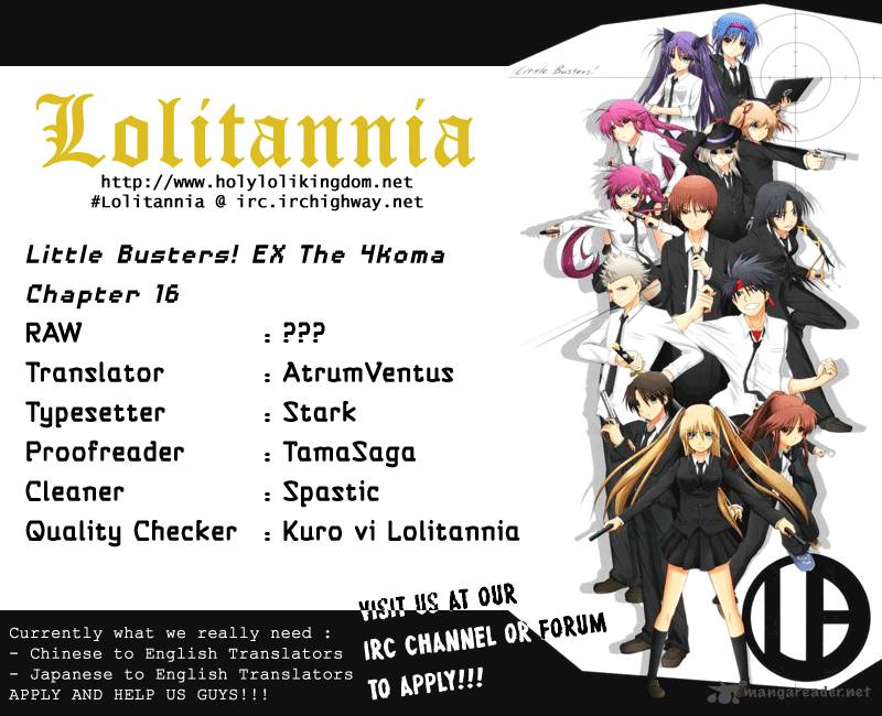 Little Busters Ex The 4 Koma 16 15